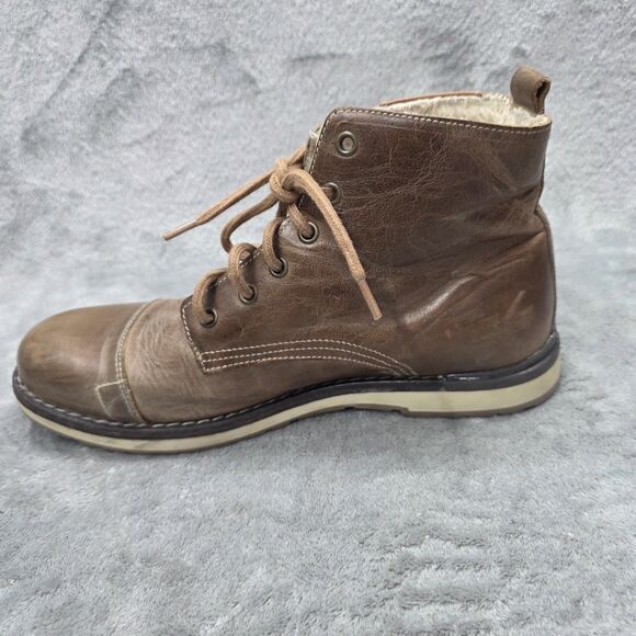 Bull Boxer Gelos Brown Leather Laced Boots Men\'s Size 9 main image 7